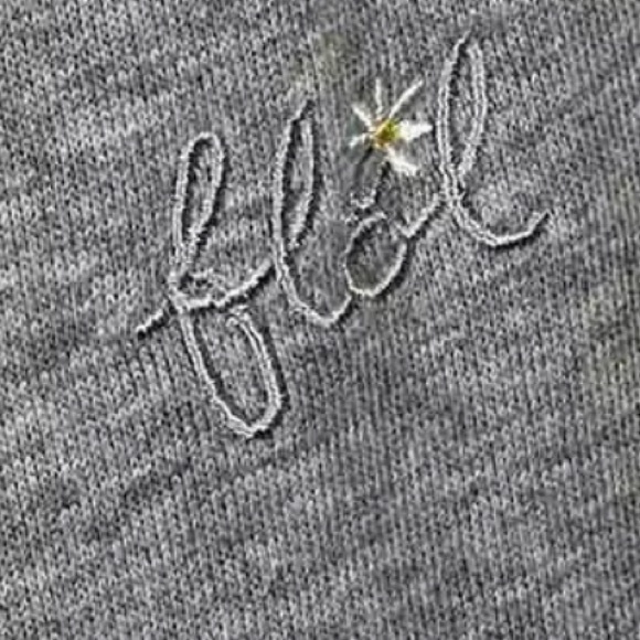 For Love & Lemons Gray Cropped Hoodie Sweatshirt & Joggers XL Set New VS FLL NWT - Picture 6 of 15